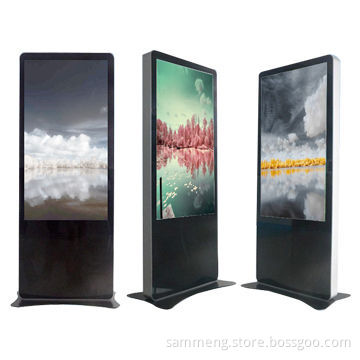 46" Floor Standing Android LCD Advertising Display, for Subway/Airport/Bank using